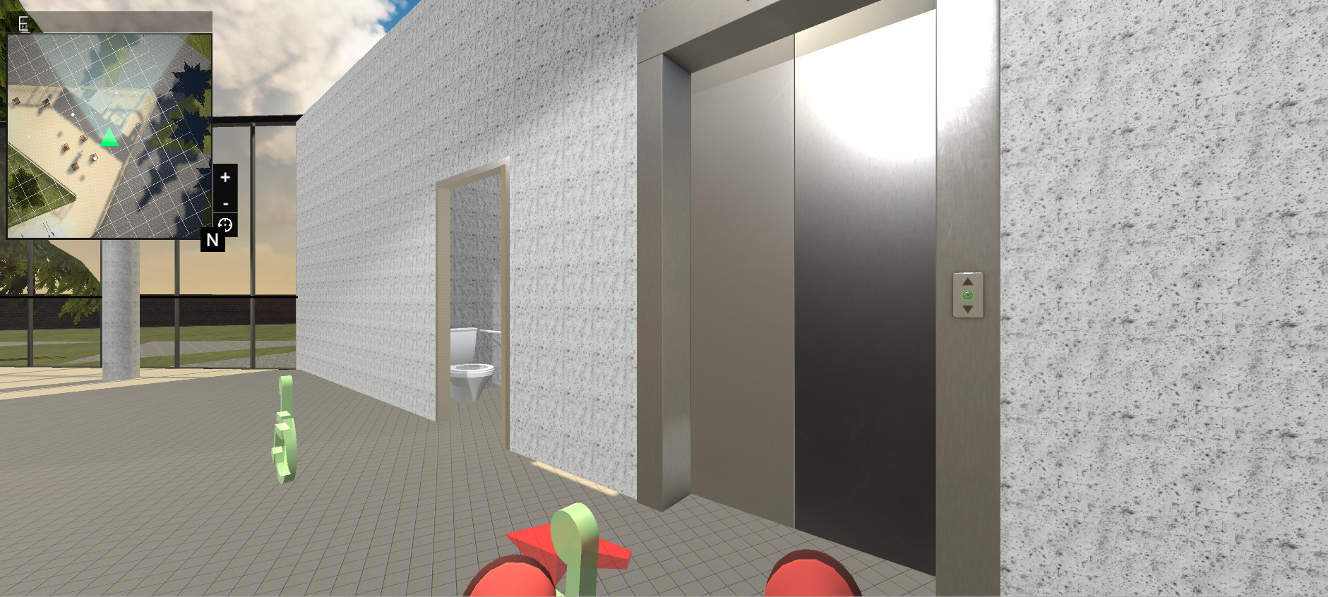 Scene Fourth: Accessible Elevator